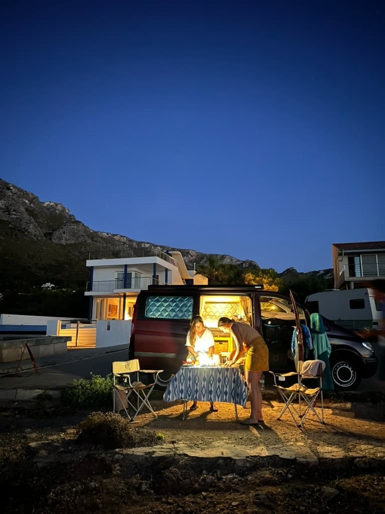 Cena bajo las estrellas